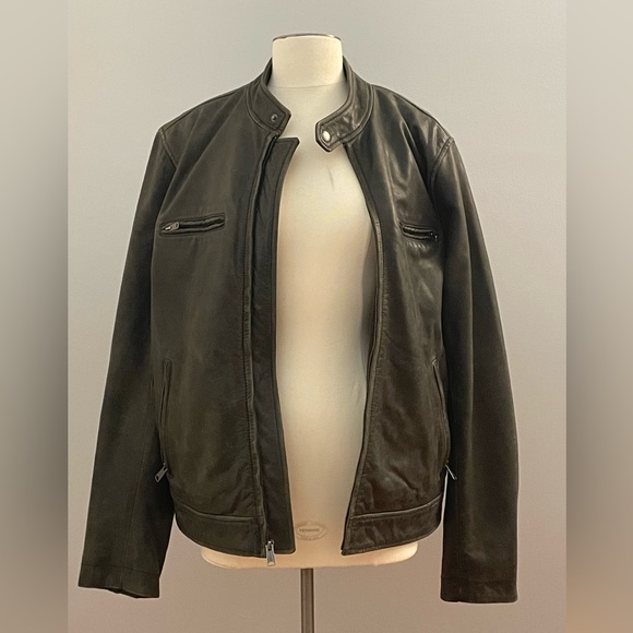 Lucky Brand Bonneville Leather Jacket size M - Picture 5 of 8